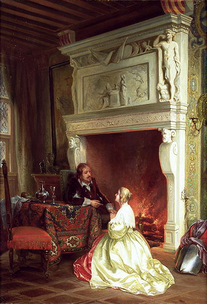 Figures In An Interior by Ary Johannes Lamme